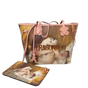 Louis Vuitton Fragonard Neverfull MM Masters Collection Pink Limited Edition